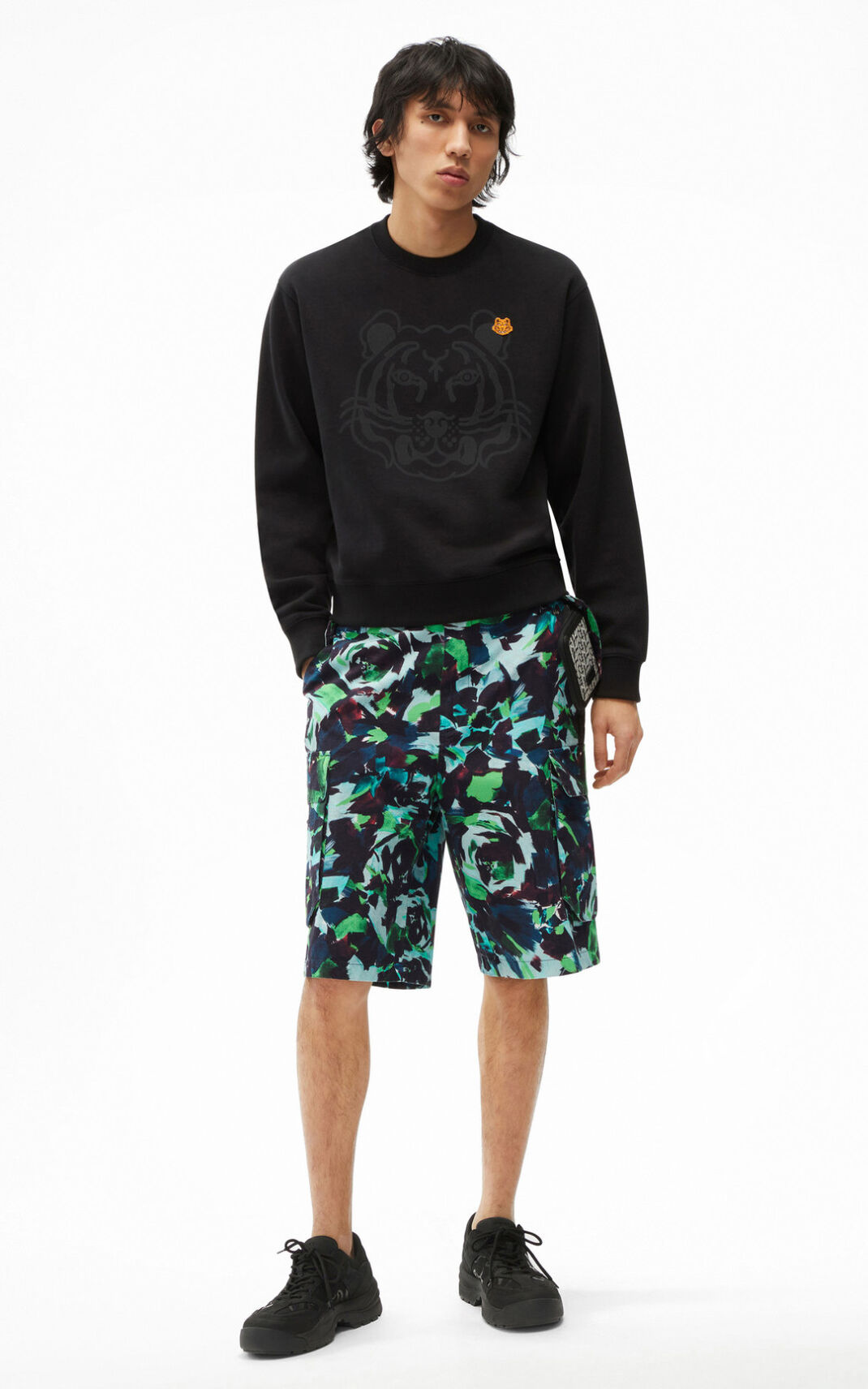 Sudadera Kenzo K Tiger Hombre Negras - SKU.6988720